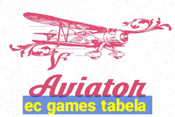 ec games tabela